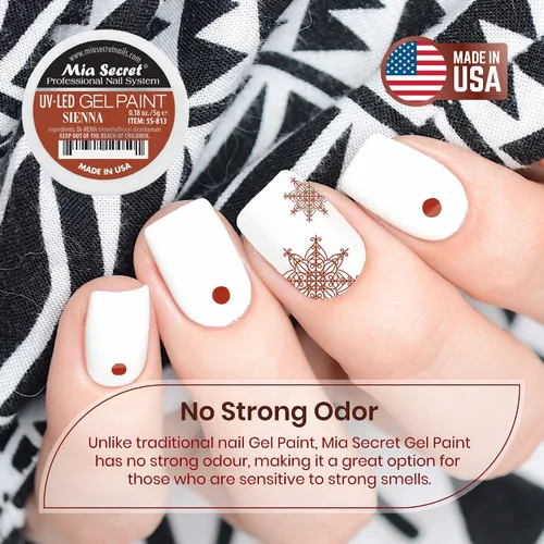 Miniatura 4 de Mia Secret Sistema de uñas profesional UV/LED Gel Paint - 0.18 oz (Sienna)