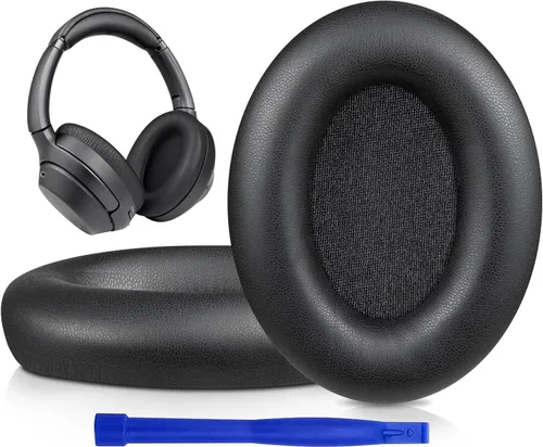 SOULWIT Almohadillas profesionales de repuesto para auriculares Sony WH-1000XM3 (WH1000XM3) supraaurales, almohadillas para los oídos con cuero
