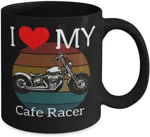 Miniatura 2 de Cafe Racer Lovers - Taza de café (11 onzas), color negro