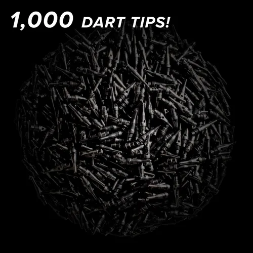 Miniatura 3 de Viper Dart accesorio suave para punta de dardos Tufflex (supercorto) 2BA, en paquete de 100 y 1000 unidades Negro