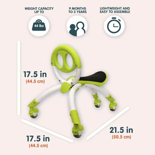 Miniatura 5 de YBIKE – Juguete para montar como bicicleta Pewi Elite Verde claro