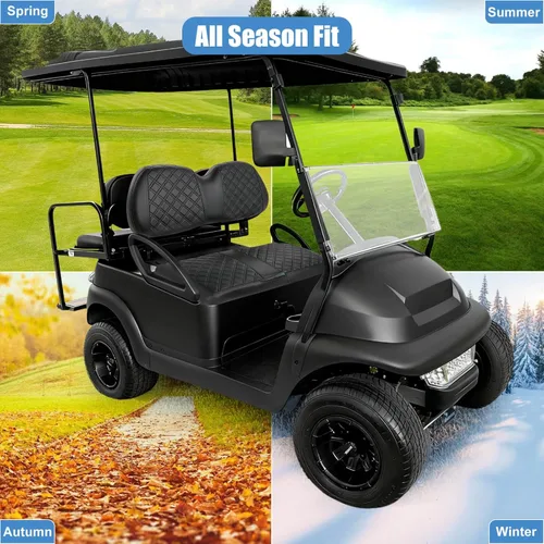 Miniatura 8 de MOSNAI Fundas de Asiento de Club Car Precedent, Fundas de Asiento de Carrito de Golf para Asiento Ordinario OEM de Club Car Precedent, Funda