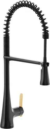 Miniatura 19 de Moen S6235NL Sinema Grifo de barra desplegable de arco alto de una sola manija con Power Clean y Reflex, níquel pulido