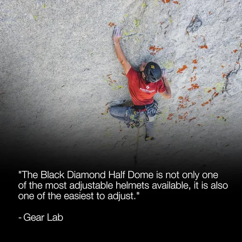 Miniatura 4 de BLACK DIAMOND Casco de Escalada en Roca Half Dome Talla Ajustable Ligero y Duradero Protección Ventilada