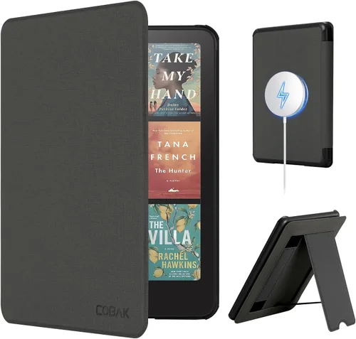 Miniatura 14 de CoBak Lightweight Stand Case for TCL 7" 12th Gen 2024 and Colorsoft with Right Hand Strap - Compatible with iPhone MagSafe, for Samsung/Belkin/Anker