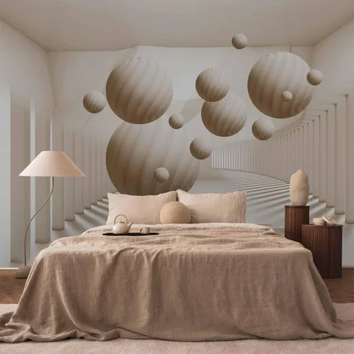 Miniatura 5 de artgeist Mural de pared abstracto 3D, 77 x 55 pulgadas, papel tapiz autoadhesivo autoadhesivo extraíble de gran tamaño para decoración de pared, #01