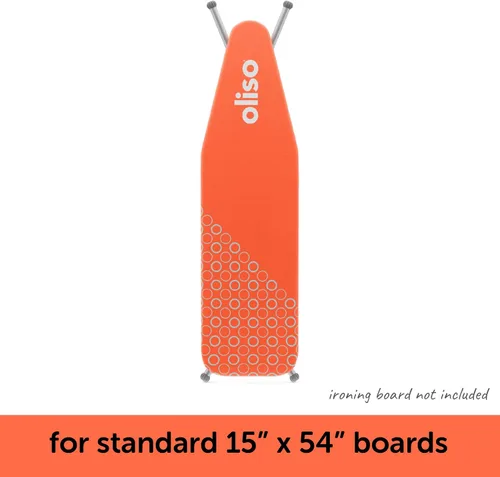 Miniatura 8 de Oliso M3Pro Project Steam Iron with Solemate (Coral) + 100% Cotton Durable Ironing Board Cover (Coral)