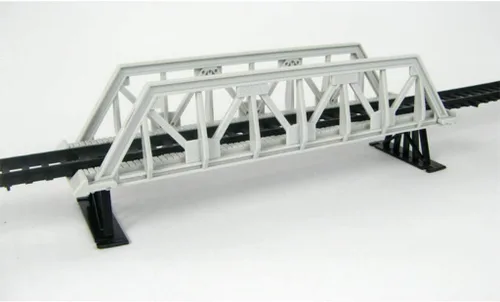 Miniatura 3 de Modelo de ferrocarriles y trenes HO Escala Puente Modelo Edificio Accesorio DIY