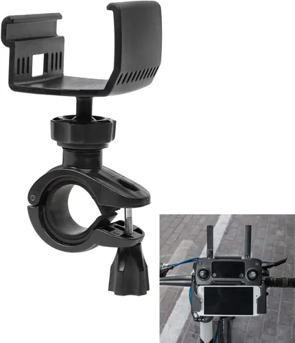 Miniatura 6 de Drone Control remoto rótula 360° giratorio soporte de barra de bicicleta Soporte de montaje para DJI Mavic Air y DJI Spark Transmisor controlador