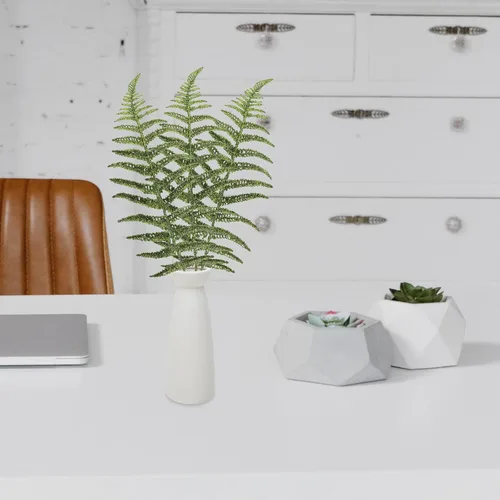 Miniatura 8 de Púas y aerosoles para árbol de Navidad: hojas de purpurina de Navidad, hojas artificiales con purpurina, adorno colgante para árbol de Navidad