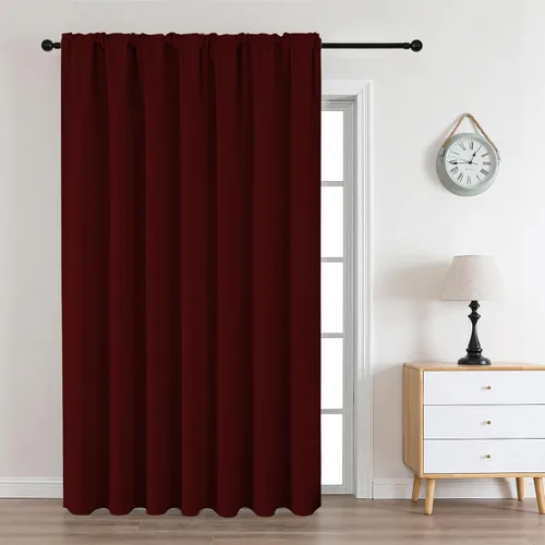 Miniatura 47 de CUCRAF - Cortinas opacas beige de 45 pulgadas, juego de 2 paneles con bolsillo para barra, cortinas para oscurecer dormitorios y sala de estar