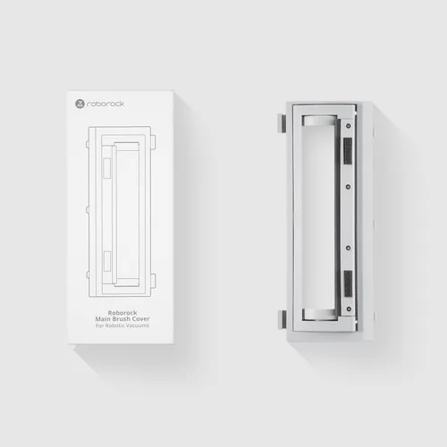 Miniatura 6 de roborock Repuesto de cubierta de cepillo principal de goma para aspiradoras robot Q7 M5, Q7 M5+, Q7 L5, Q7L5+, gris claro