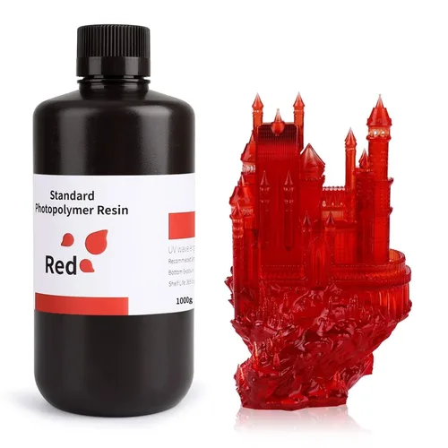 Miniatura 12 de ELEGOO Resina de impresora 3D estándar mejorada 2.0, resina fotopolimérica de curado UV de 405 nm para Mars Saturn Jupiter MSLA DLP LCD 3D Printing