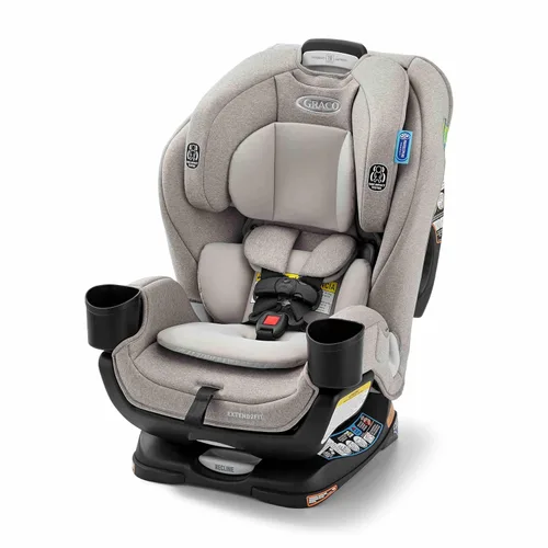 Asiento de coche convertible Graco Extend2Fit 3 en 1 para bebé, orientación hacia atrás y hacia adelante, panel de extensión ajustable para espacio