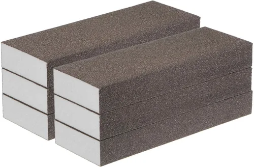 Miniatura 13 de HARFINGTON Bloques de esponja de lijado grueso, bloque de lijado de espuma de grano 80-100 para pulir la cocina de metal de madera de yeso