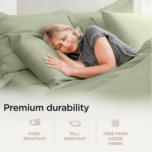 Miniatura 11 de Threadmill Sábanas de Lujo de Algodón Supima, Sábanas de 100% Algodón Suave de 1200 Hilos de Lujo para Cama de Tamaño Completo, Juego de 4 Sábanas