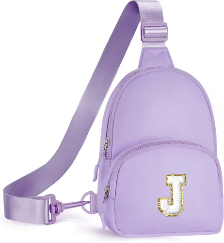 Miniatura 45 de YOOLIFE Bolso bandolera con inicial, bolsas pequeñas para niñas y mujeres, regalos para adolescentes, niñas, adolescentes, novia, dama de honor