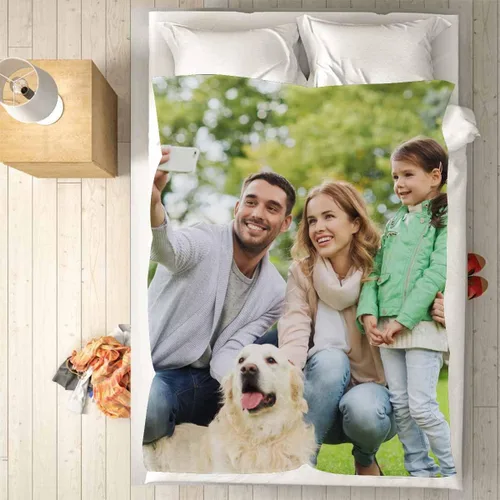 Miniatura 4 de D-Story Mantas personalizadas con fotos, regalos personalizados para parejas, regalos de aniversario y cumpleaños para esposa, marido, novia, novio