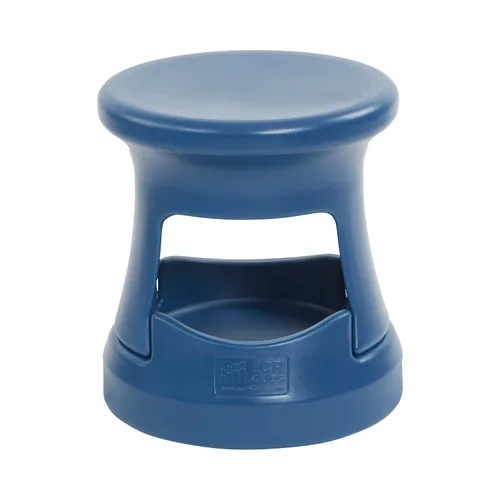Miniatura 12 de ECR4Kids Taburete tambaleante de almacenamiento activo, altura del asiento de 15 pulgadas, muebles para niños, color negro