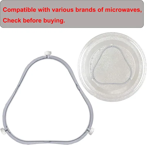 Miniatura 6 de Anillo giratorio de microondas W11252182 de 7.48 pulgadas, apto para microondas Maytag, sustituye a 8206227, W10435114