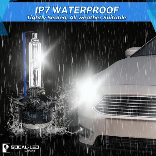 Miniatura 6 de SOCAL-LED LIGHTING D4S 35W Bombillas HID de xenón para faros delanteros - 10000K Azul profundo - 66440 42402 42402WX Reemplazo directo de luz alta