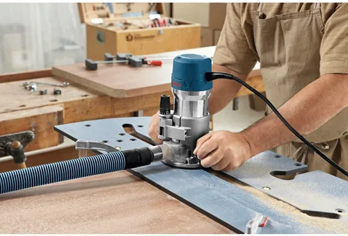 Miniatura 6 de Router Bosch 1617EVS de 2.25 HP, electrónico, de base fija.