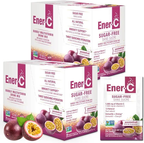 Ener-C Mezcla de bebida multivitamínica sin azúcar, vitamina en polvo para agua, electrolitos en polvo sin azúcar, paquetes de refuerzo de