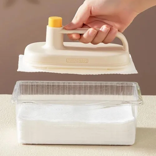 Miniatura 5 de Cepillo mágico desechable que protege las manos para cocina, baño, estufa, bañera, fregadero, plato, olla, herramienta de limpieza del hogar