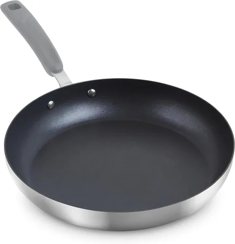 Miniatura 9 de Zakarian x Dash TruPro® Juego de sartenes antiadherentes de acero inoxidable de tres capas, utensilios de cocina duraderos para cocinar todos