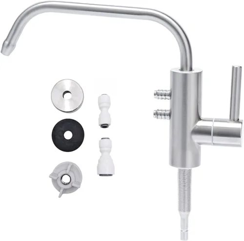 Miniatura 6 de Grifo filtrado por agua alcalina, acero inoxidable del grifo del Ro para el ionizador alcalino del agua del sistema de filtración del agua