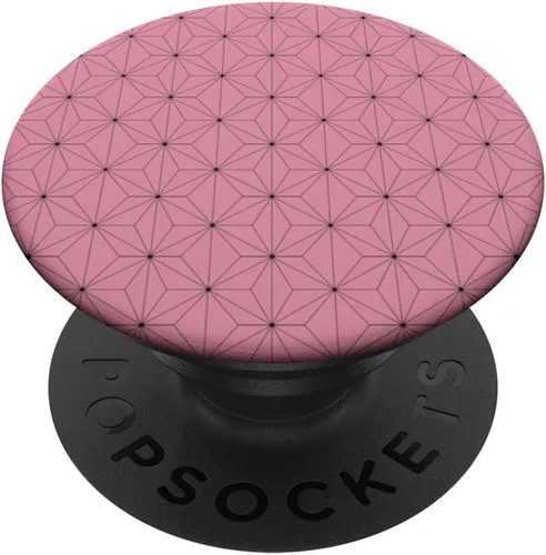 Miniatura 6 de Carácter de anime rosa japonés Kimono patrón Asanoha Cosplay PopSockets MagSafe PopGrip para iPhone