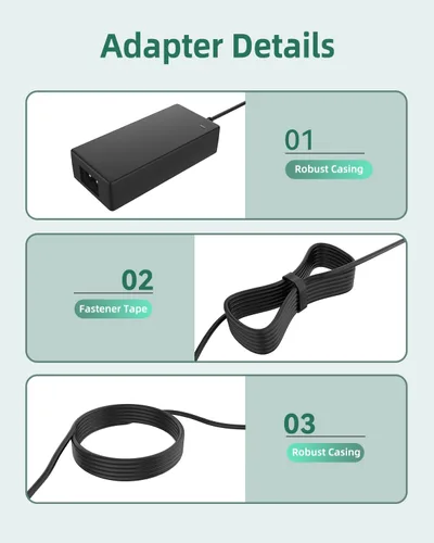 Miniatura 2 de Cargador de 42V 2A compatible con cargador de scooter eléctrico Hiboy, adaptador de repuesto FITE ON para scooter eléctrico de 36 V, adaptador