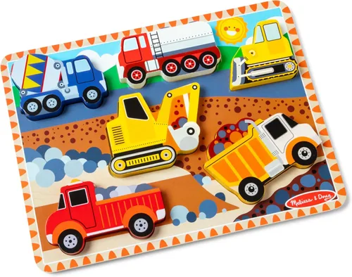 Miniatura 13 de Rompecabezas de madera de piezas grandes Melissa & Doug, granja (8 unidades) - Certificado FSC
