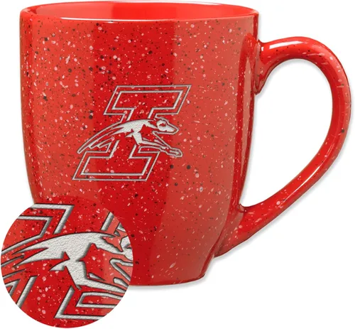 Miniatura 235 de Rico Industries NCAA Virginia Tech Hokies Maroon - Taza de café de cerámica grabada con láser, color del equipo, 16 onzas
