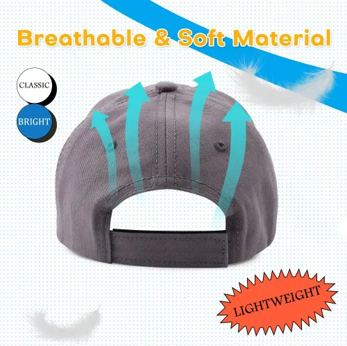 Miniatura 21 de Peecabe Gorra de béisbol para niños pequeños, unisex, de algodón, ajustable, para bebés, niños, gorra de béisbol para niñas de 1 a 5 años
