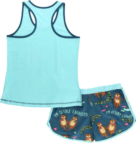 Miniatura 4 de Lazy One Matching Pajamas for Women, Cute Pajama Shorts and Tank Top Set