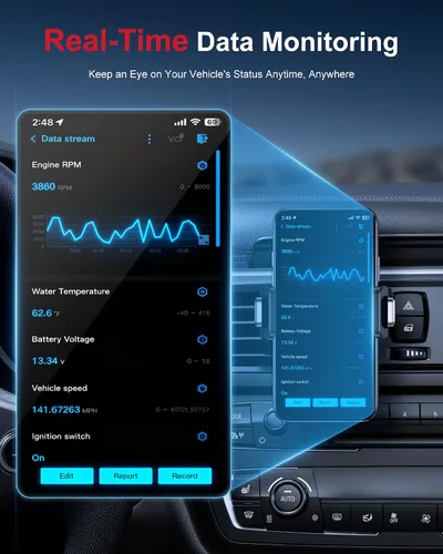 Miniatura 7 de GOOLOO DEEPSCAN DS200 OBD2 Escáner Herramienta de Diagnóstico, Bluetooth Inalámbrico Diagnósticos de Todos los Sistemas para iOS y Android, Control