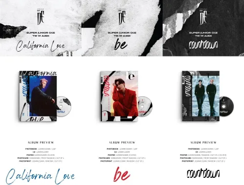 Miniatura 3 de SM Ent. Super Junior D&E - Countdown (Vol.1) Álbum+Juego de tarjetas de fotos extra (be (EUNHYUK) ver.)