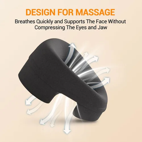 Miniatura 7 de Almohada de masaje facial para cama, almohada de masaje en mesa de masaje, almohadas perforantes, almohada para dormir, cuna facial después