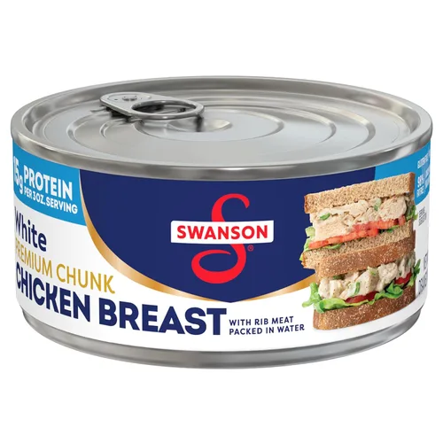 Miniatura 29 de SWANSON S Ajo y Hierbas Pollo Blanco en Trozos Totalmente Cocinado, Listo para Comer, Comidas Simples Para Llevar, Bolsa de 2.6 OZ (Caja de 12)