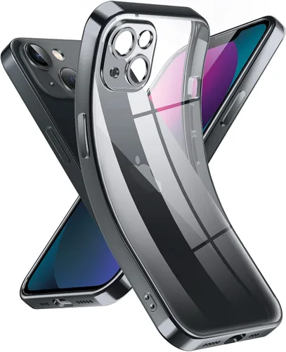 Miniatura 180 de Supdeal Funda transparente para iPhone 13 Pro, no amarillea, protección de cámara, probada en caídas de grado militar, transparente, a prueba