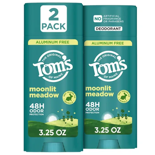 Miniatura 19 de Tom's of Maine Desodorante natural sin aluminio de sándalo y vainilla para mujeres y hombres, se aplica transparente, protección contra olores
