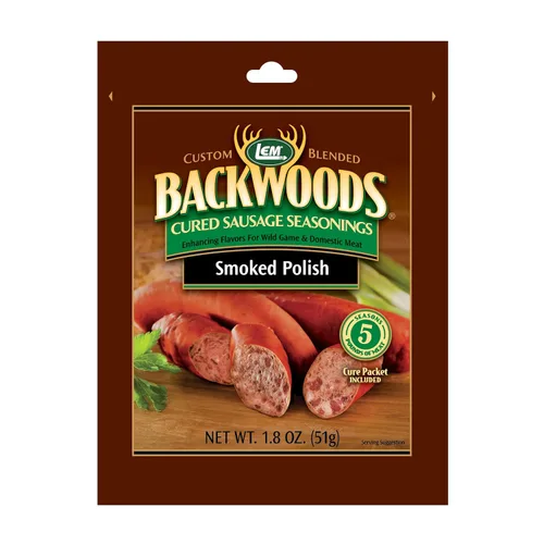 Miniatura 21 de LEM Products Backwoods Bratwurst – Salchicha curada con condimento, ideal para caza silvestre y carne doméstica, sazona hasta 25 libras de carne