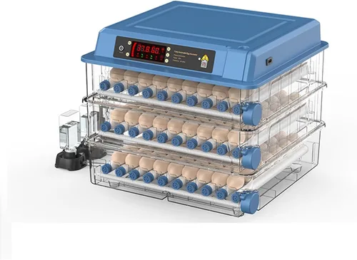 Miniatura 16 de Incubadoras automáticas para incubar huevos, capacidad para 6-256 huevos, control automático y ajustable de temperatura y humedad para pollo, pato