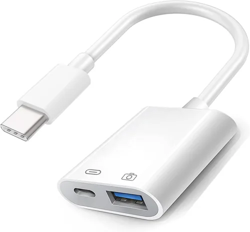 Miniatura 8 de Adaptador USB-C a USB para iPhone 15, 16, 17, MacBook Pro Air 2025, iMac iPad mini Pro, compatible con convertidor de cable USB OTG certificado MFi