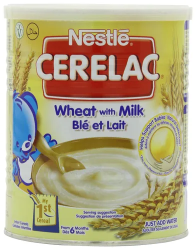 Miniatura 9 de Nestle Cerelac, miel y trigo con leche (de 12 meses), latas de 14.11 onzas (paquete de 4)