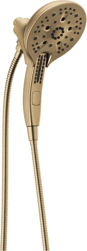 Miniatura 10 de Delta Faucet 5-Spray In2ition - Cabezal de ducha de mano doble 2 en 1 con manguera, cabezal de ducha de mano H2Okinetic con acoplamiento magnético