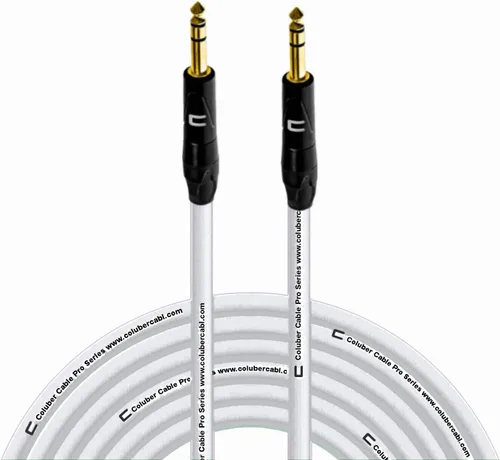 Miniatura 11 de Cable TRS de 1/4 pulgadas, 1/4 pulgadas TRS a 1/4 pulgadas (6.35mm) estéreo balanceado, de conector macho a conector macho para altavoces
