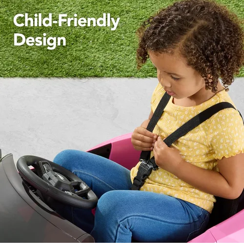Miniatura 6 de Best Choice Products Auto Eléctrico de Paseo de 12V para Niños con Licencia Oficial de Ford Mustang con Control Parental, Luces LED, 2 Velocidades