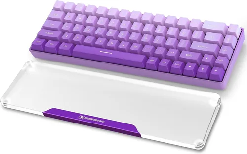 Miniatura 19 de Reposamuñecas acrílico para teclado profesional - Teclado compacto 60% - Teclados mecánicos Reposamanos ergonómico para teclado de computadora, base